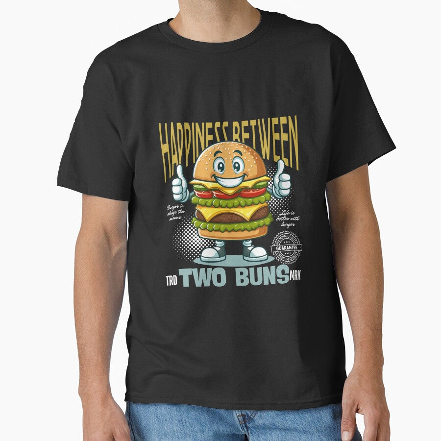 Happiness between two buns by Peerless-Prime T-Shirts, Hoodie, Sweatshirt | BlankRebels.com (Image 1)