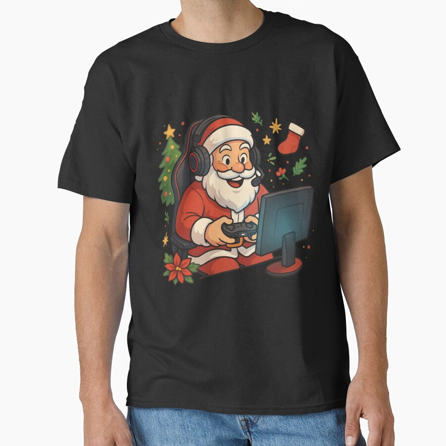 Santa gamer by Noexcusesstore T-Shirts, Hoodie, Sweatshirt | BlankRebels.com (Image 1)