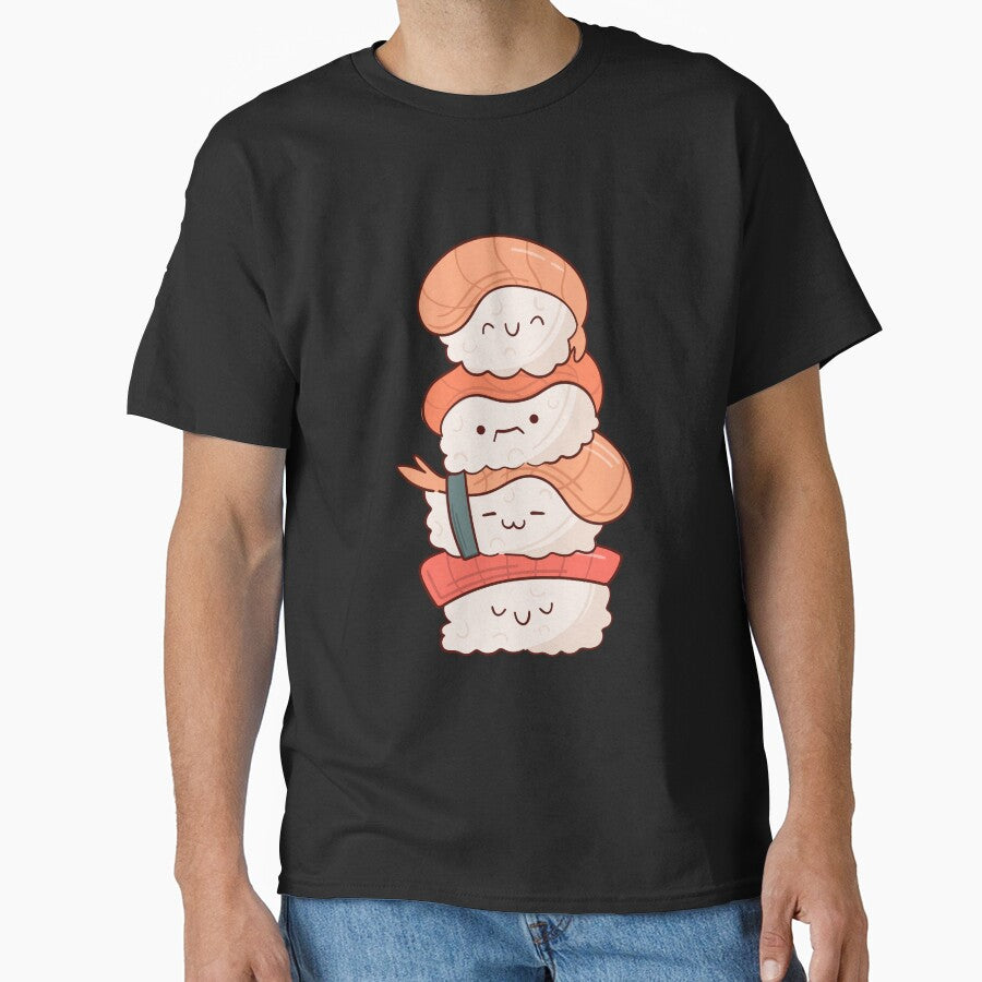sushi smiles: cute and cozy by FLOWER--ART T-Shirts, Hoodie, Sweatshirt | BlankRebels.com (Image 1)