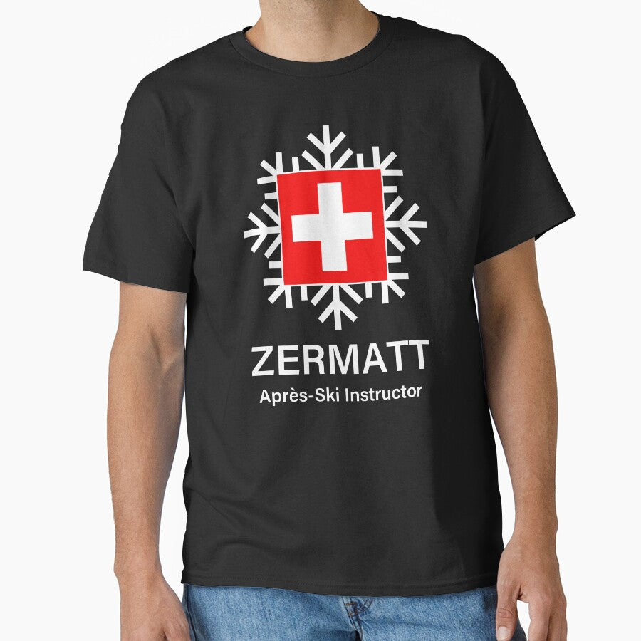 Zermatt Apres Ski Instructor by AntiqueImages T-Shirts, Hoodie, Sweatshirt | BlankRebels.com (Image 1)
