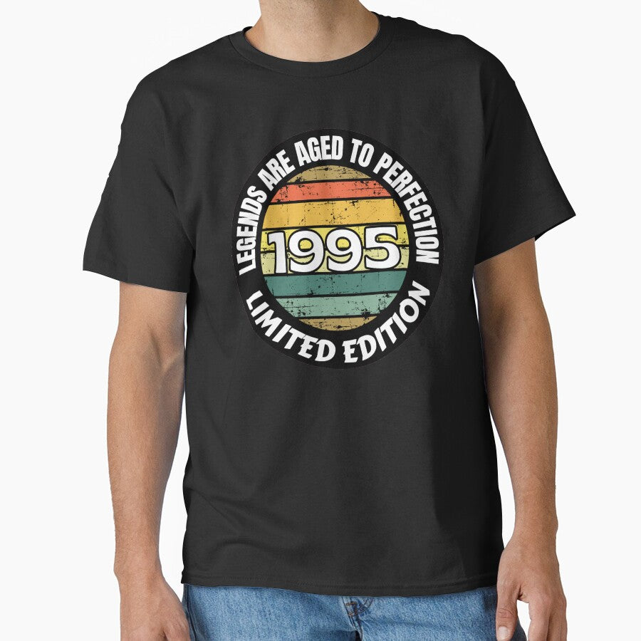 Legends Are Aged To Perfection Legends Are Born In 1995 Limited Edition by RGRamsey T-Shirts, Hoodie, Sweatshirt (Image 1)
