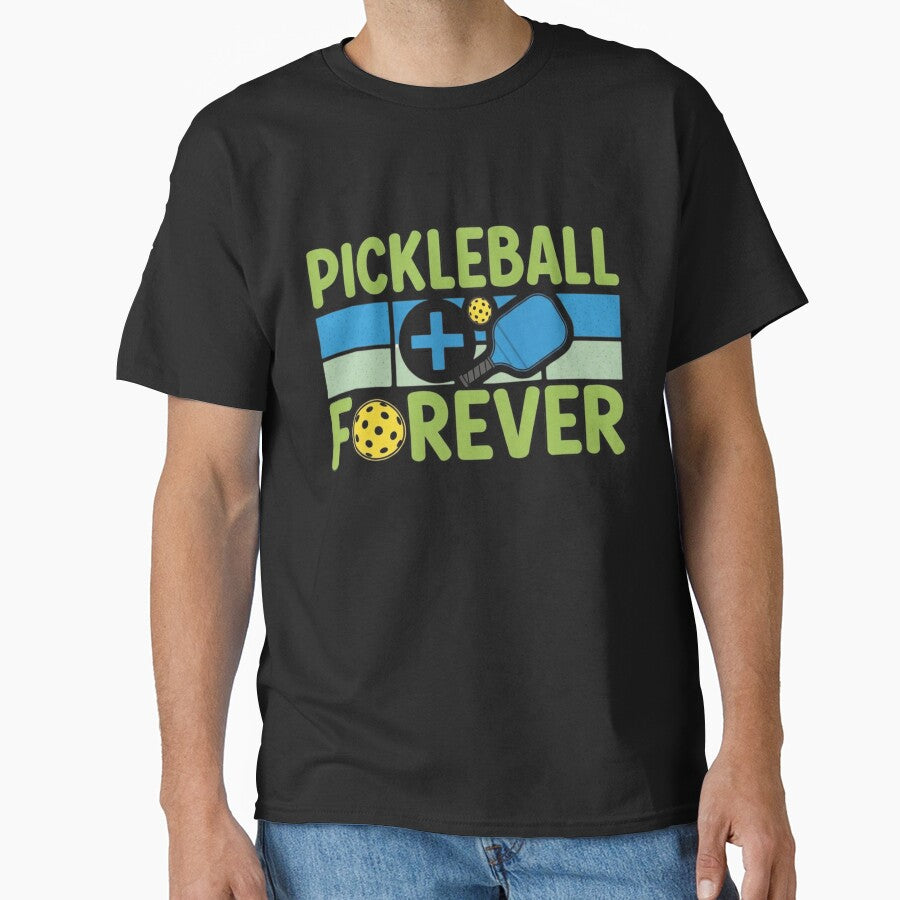 Pickleball + Forever– Fun  Wedding Weekend Tee by FitEnvy Hoodie, Sweatshirt | BlankRebels.com (Image 1)
