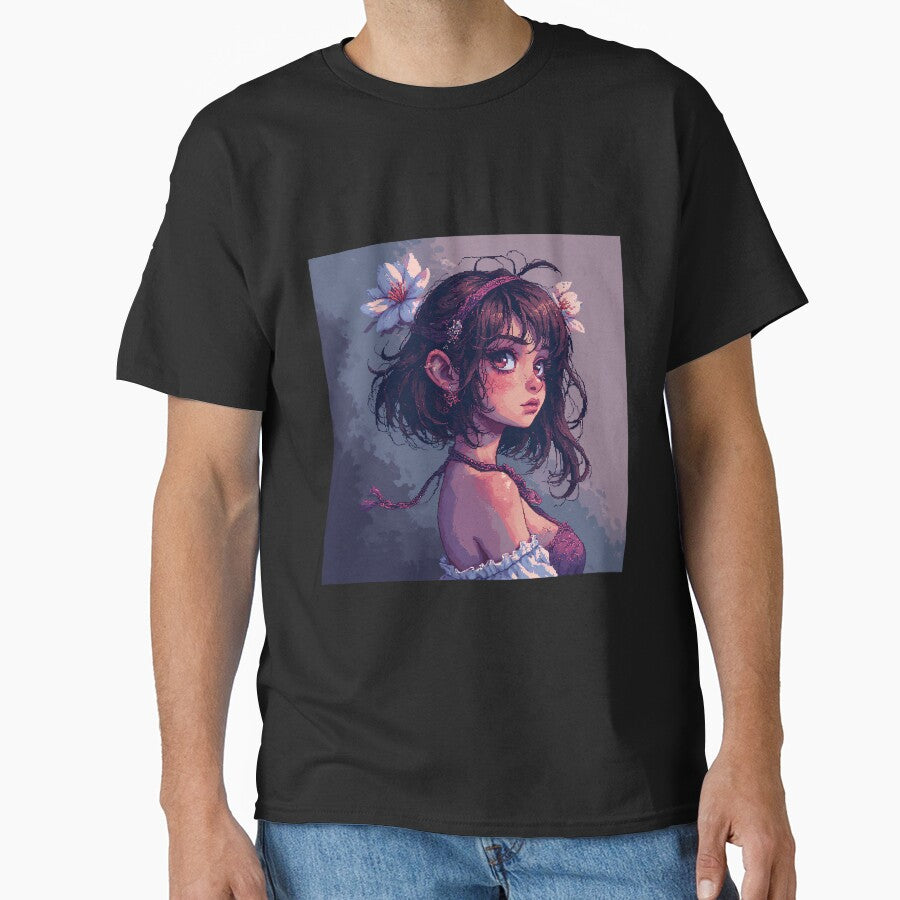 Retro Art Cute Girl T-Shirts, Hoodie, Sweatshirt