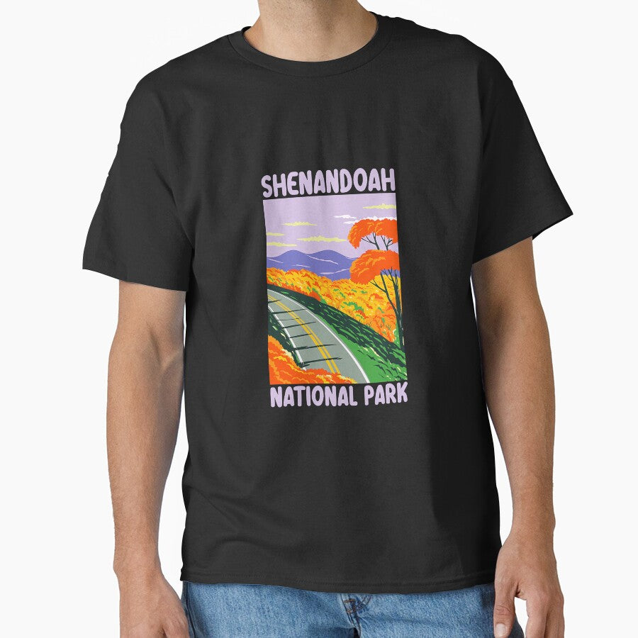 Vintage National Park Retro Shenandoah by SkyCloudBlue T-Shirts, Hoodie, Sweatshirt | BlankRebels.com (Image 1)