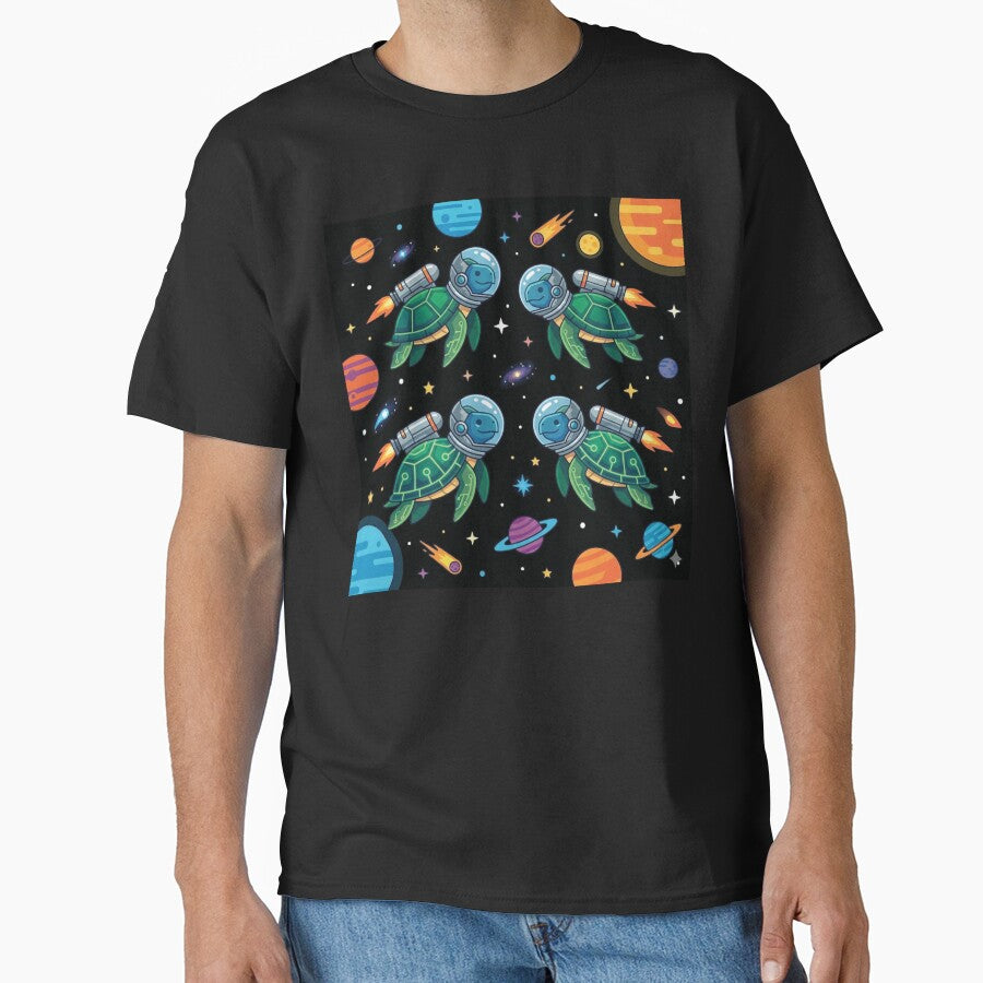 Space Turtles by medadesign T-Shirts, Hoodie, Sweatshirt | BlankRebels.com (Image 1)