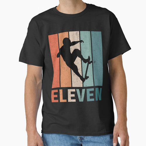 11th Birthday Skateboard Retro 11 Years Old by RetroStyle247 T-Shirts, Hoodie, Sweatshirt | BlankRebels.com (Image 1)