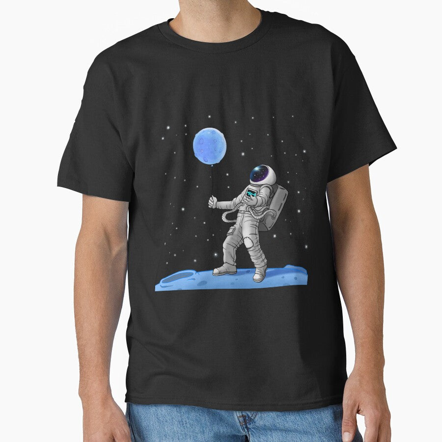 Astronaut With Balloon Moon by monica1059 T-Shirts, Hoodie, Sweatshirt | BlankRebels.com (Image 1)