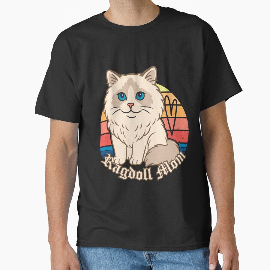 Retro Ragdoll Cat Mom Vintage by kaszczyszko T-Shirts, Hoodie, Sweatshirt | BlankRebels.com (Image 1)