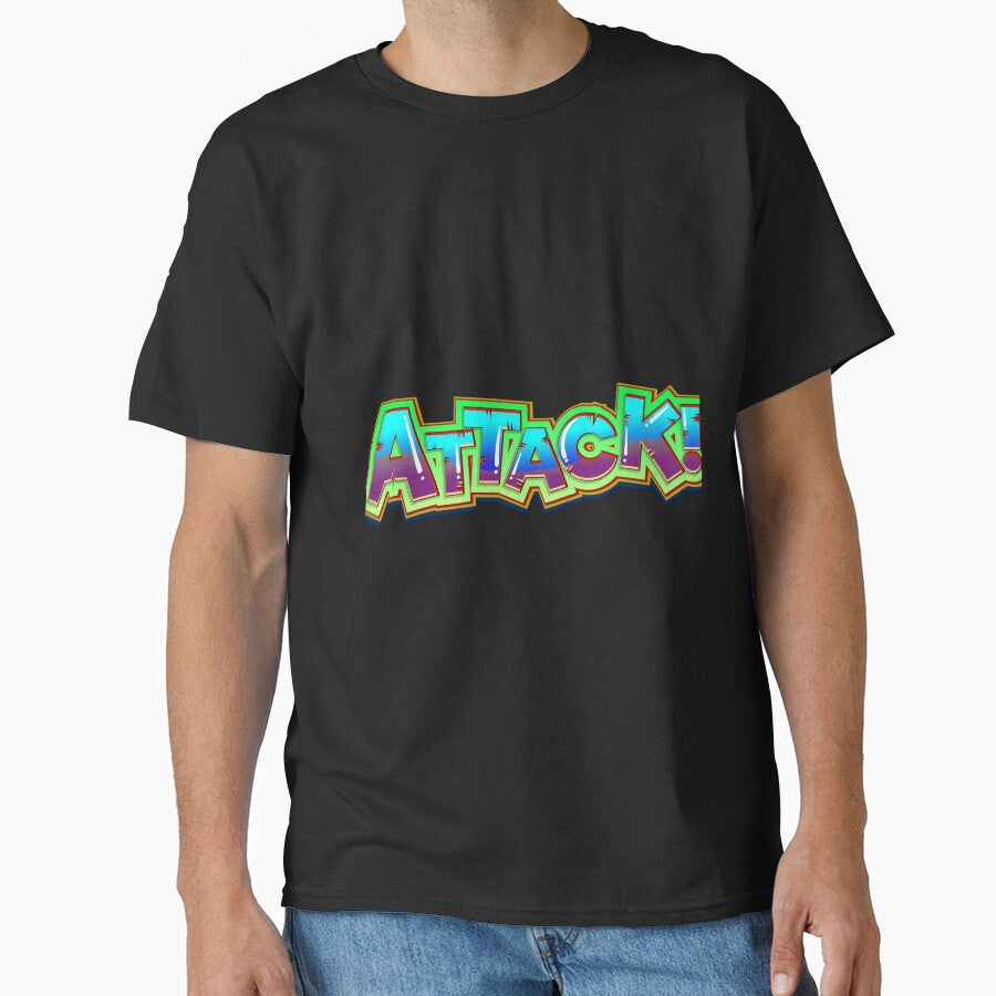 Attack typography by PMestore T-Shirts, Hoodie, Sweatshirt | BlankRebels.com (Image 1)