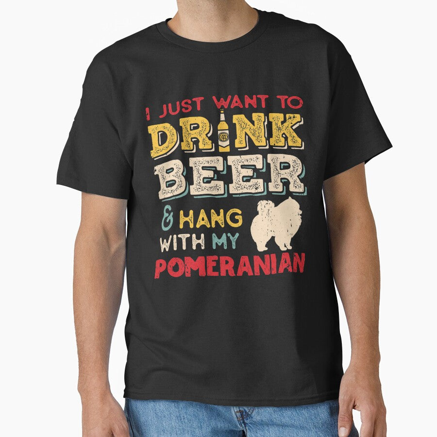 Pomeranian Dog Dad Beer Lover by rafaeltto T-Shirts, Hoodie, Sweatshirt | BlankRebels.com (Image 1)