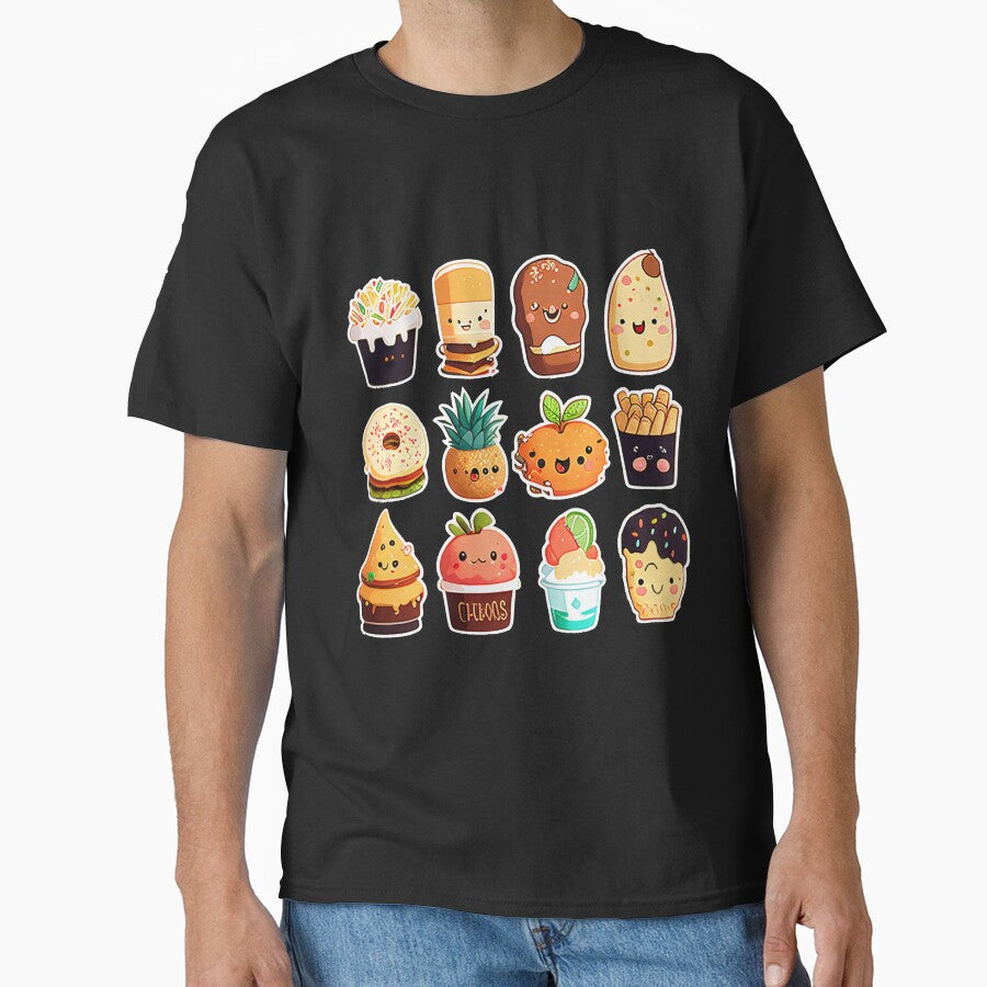#5 Cute happy food dessert sticker pack by KawaiiFoodArt T-Shirts, Hoodie, Sweatshirt | BlankRebels.com (Image 1)