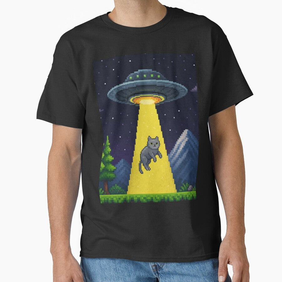 Abducted Pixel UFO Cat by Nol1ytv