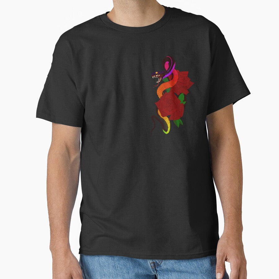 Tattoo style snake design by Maranda Lyn T-Shirts, Hoodie, Sweatshirt | BlankRebels.com (Image 1)