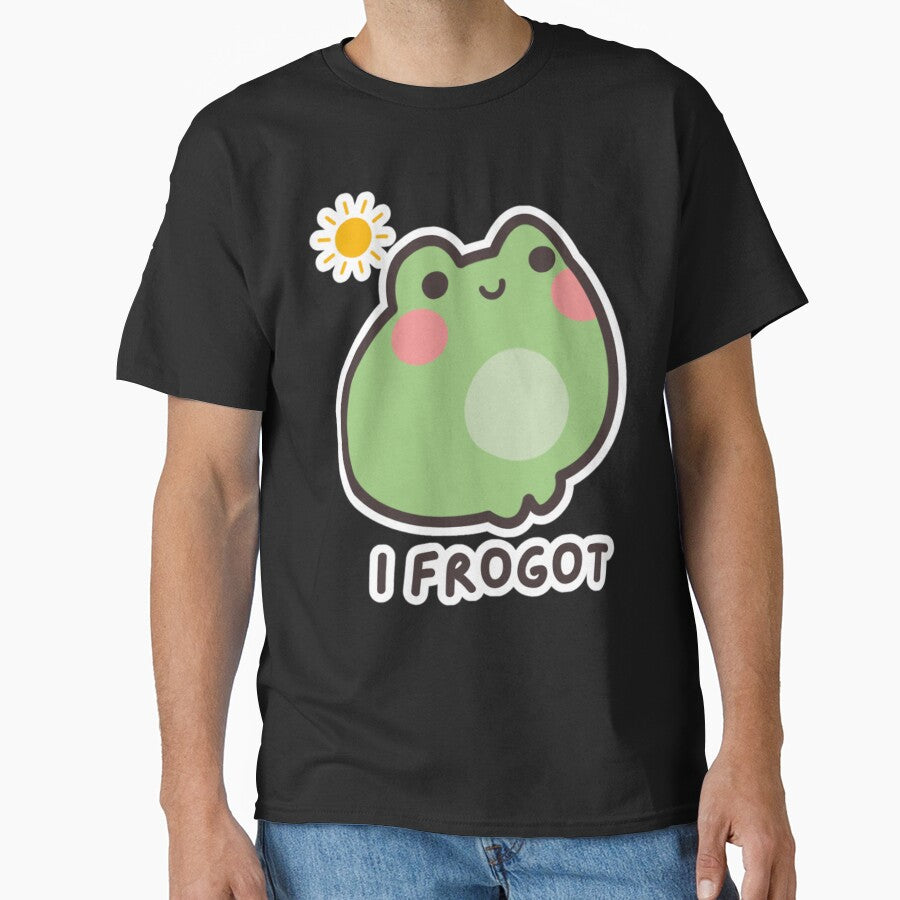 I Frogot Cute Frog Meme by AlvinCalderon T-Shirts, Hoodie, Sweatshirt | BlankRebels.com (Image 1)