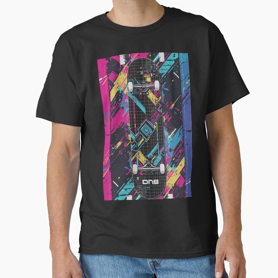 Neon Skateboard by After De Moment T-Shirts, Hoodie, Sweatshirt | BlankRebels.com (Image 1)