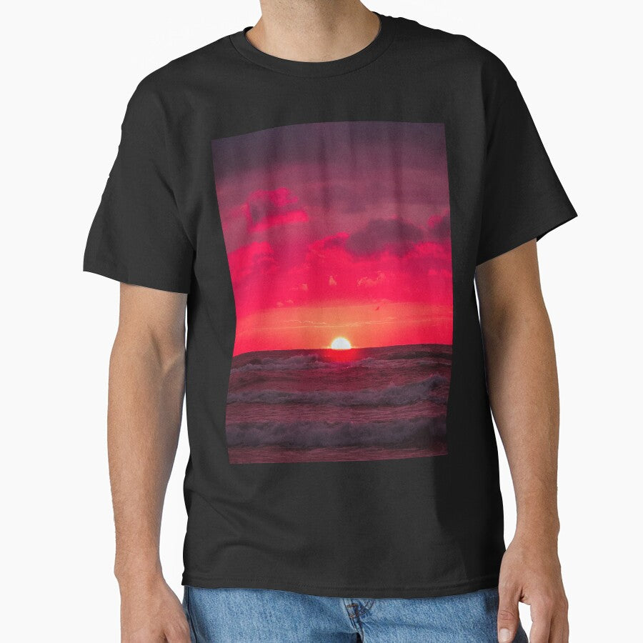 BEAUTIFUL SUNSET OVER THE SEA by MJ96-PRO T-Shirts, Hoodie, Sweatshirt | BlankRebels.com (Image 1)