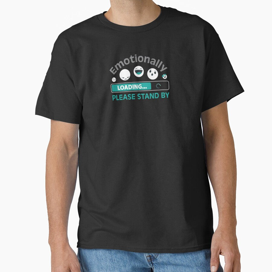 Emotionally Loading – Funny Low Battery Shirt for Overthinkers and Introverts by viola001 Hoodie, Sweatshirt (Image 1)