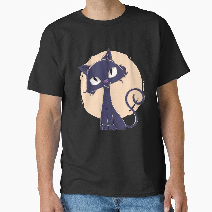 Halloween Moon Black Cat by ZodesignArt T-Shirts, Hoodie, Sweatshirt | BlankRebels.com (Image 1)