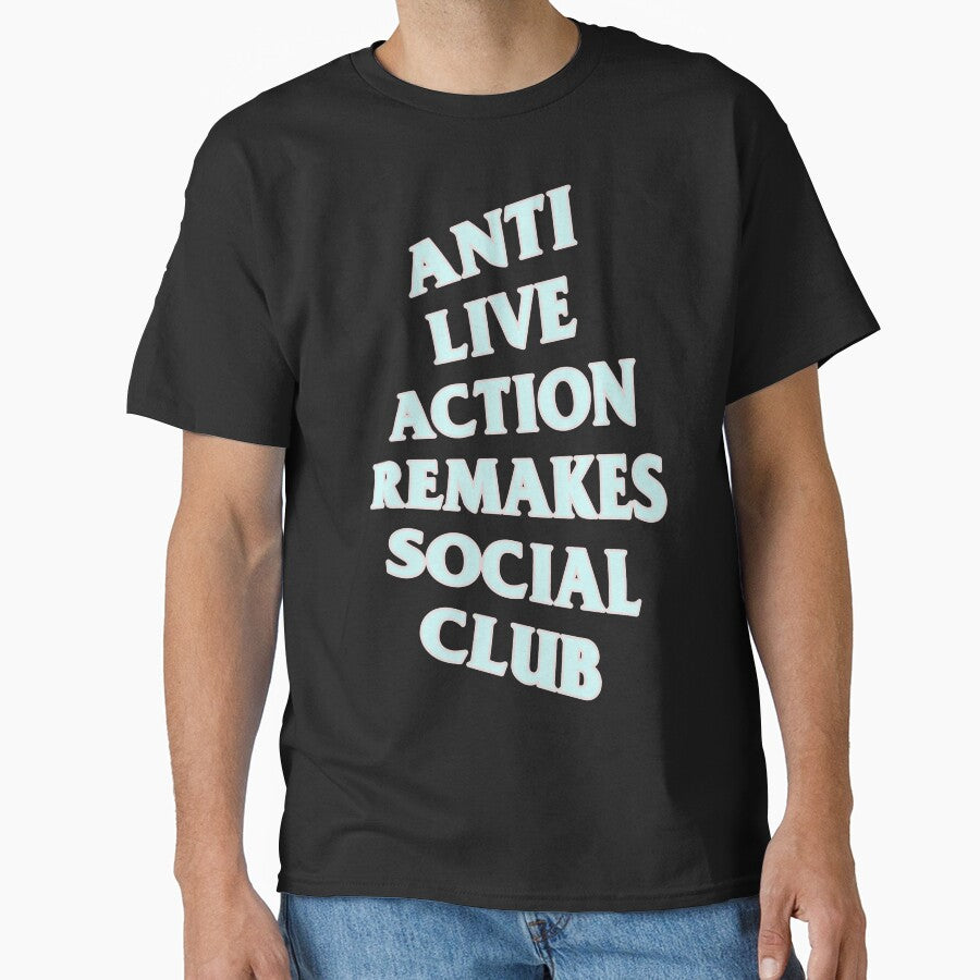 Anti Live Action Remakes Social Club by SHAWP T-Shirts, Hoodie, Sweatshirt | BlankRebels.com (Image 1)
