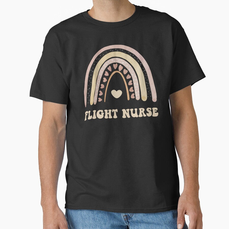 flight nurse cute aesthetic rainbow -Flight Nursing Department - Flight ICU/ED/Trauma Nurse RN Sticker by... (Image 1)