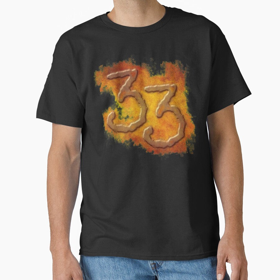 Number 33 in grunge style by tuzlay T-Shirts, Hoodie, Sweatshirt | BlankRebels.com (Image 1)