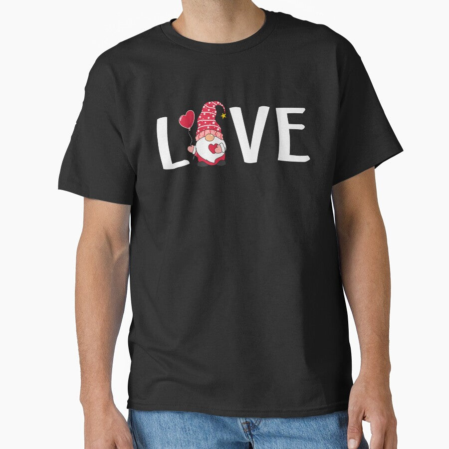 Gnomes Holding Heart Leopard Happy Valentine's by LionessLove T-Shirts, Hoodie, Sweatshirt | BlankRebels.com (Image 1)