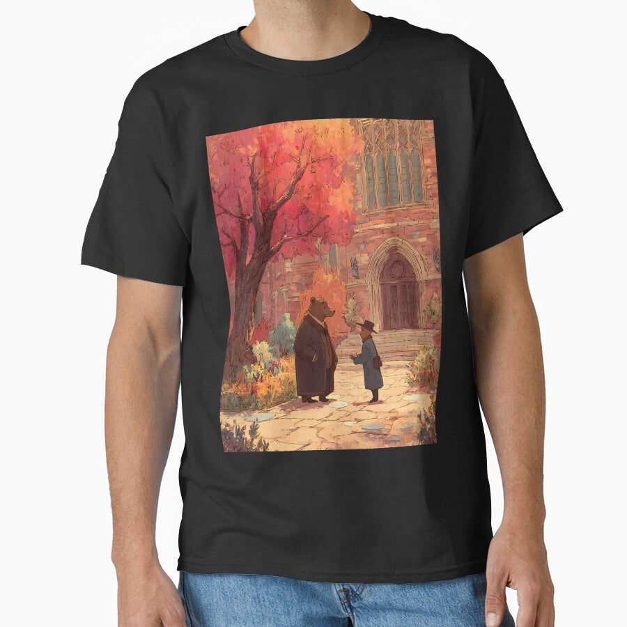 Light Academia Aesthetic: Bear's Philosophy Discussion by bapupa T-Shirts, Hoodie, Sweatshirt | BlankRebels.com (Image 1)