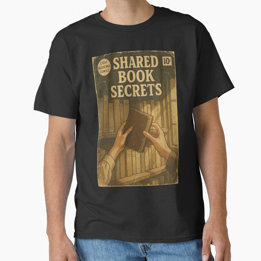 Romantic Light Academia: Shared Book Secrets by bapupa T-Shirts, Hoodie, Sweatshirt | BlankRebels.com (Image 1)