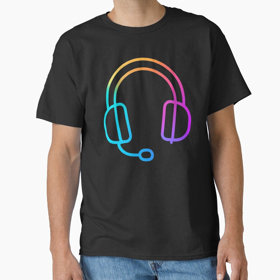 Modern Gaming Headset, Esports Style by E.D.CH designs. T-Shirts, Hoodie, Sweatshirt | BlankRebels.com (Image 1)
