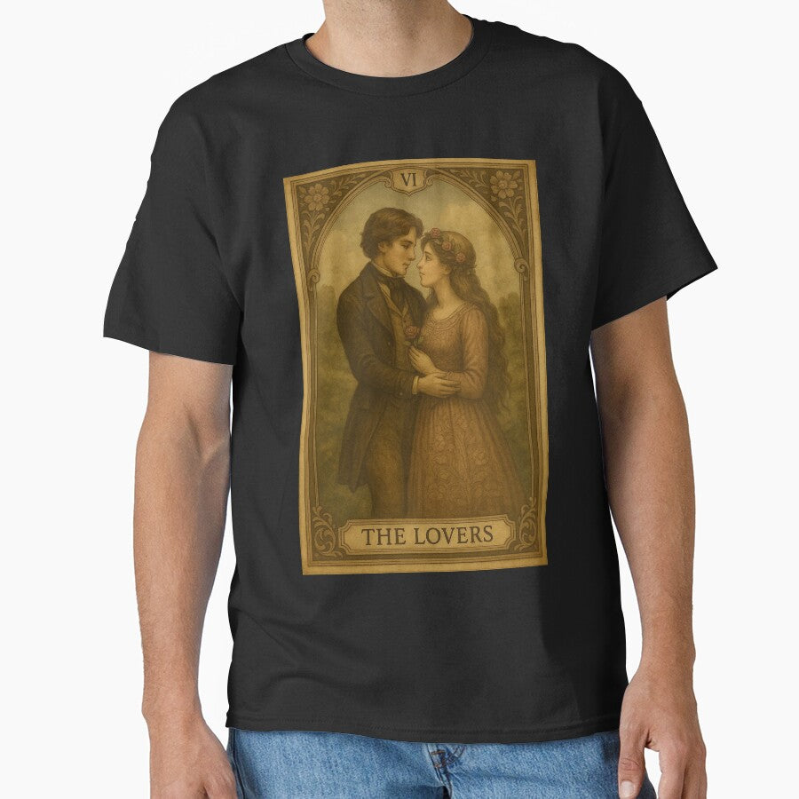 The Lovers Tarot Card Vintage Art by freackly T-Shirts, Hoodie, Sweatshirt | BlankRebels.com (Image 1)