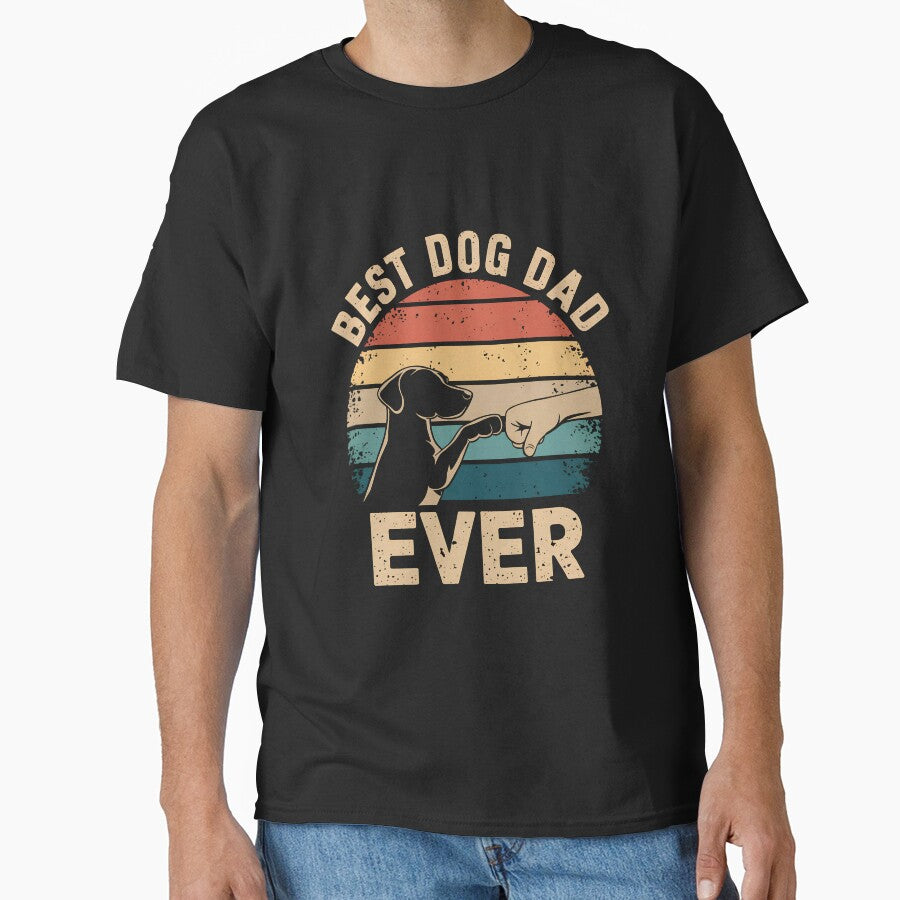 Best Dog DAD EVER by TS-Des T-Shirts, Hoodie, Sweatshirt | BlankRebels.com (Image 1)