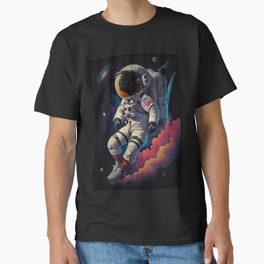Astronaut in Space Art by NTGUILTY T-Shirts, Hoodie, Sweatshirt | BlankRebels.com (Image 1)