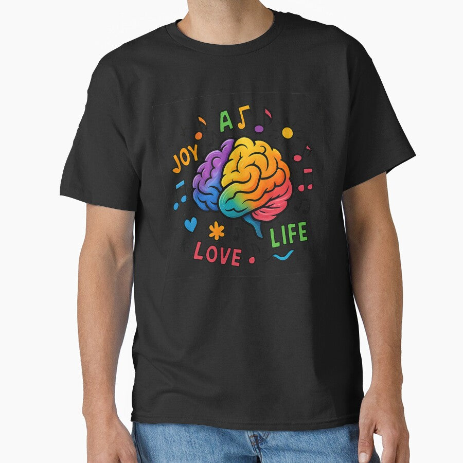 Colorful Brain Boxy T-Shirt, Hoodie & Artistic Clothing by Minato_Monarch Sweatshirt | BlankRebels.com (Image 1)