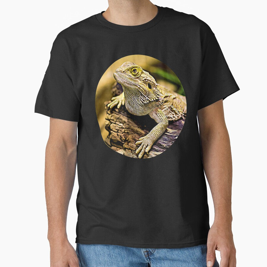 Bearded Dragon Portrait by RevolutionInPaint T-Shirts, Hoodie, Sweatshirt | BlankRebels.com (Image 1)