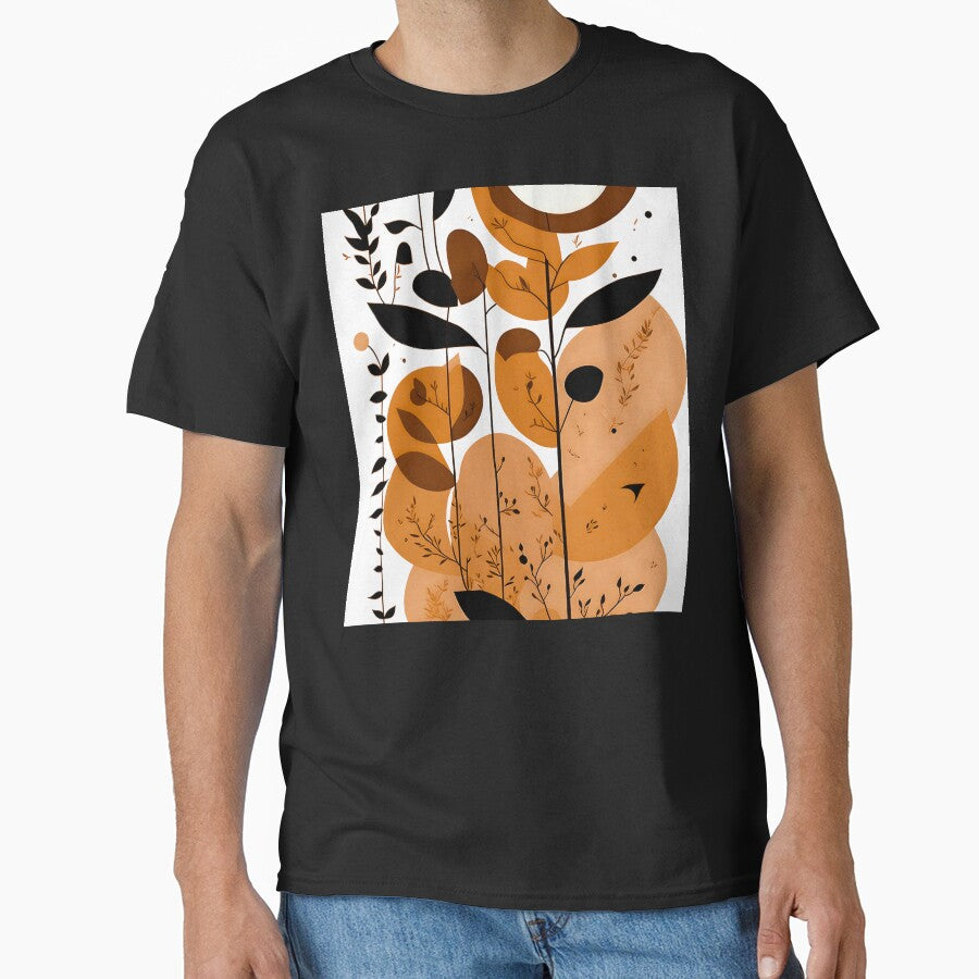 Boho Organic Shapes In Earthtones And Peach-Banana by DEC02 T-Shirts, Hoodie, Sweatshirt | BlankRebels.com (Image 1)