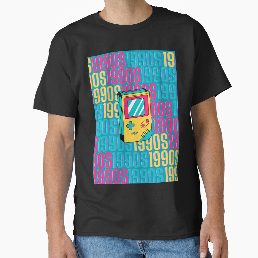 1990s Retro 19 Teal Background T-Shirts, Hoodie, Sweatshirt