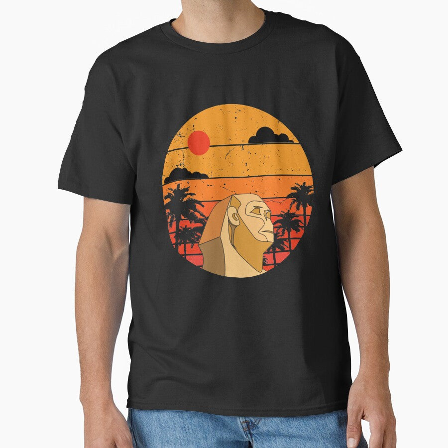 Pyramids Retro Vintage Design by Ribsa T-Shirts, Hoodie, Sweatshirt | BlankRebels.com (Image 1)