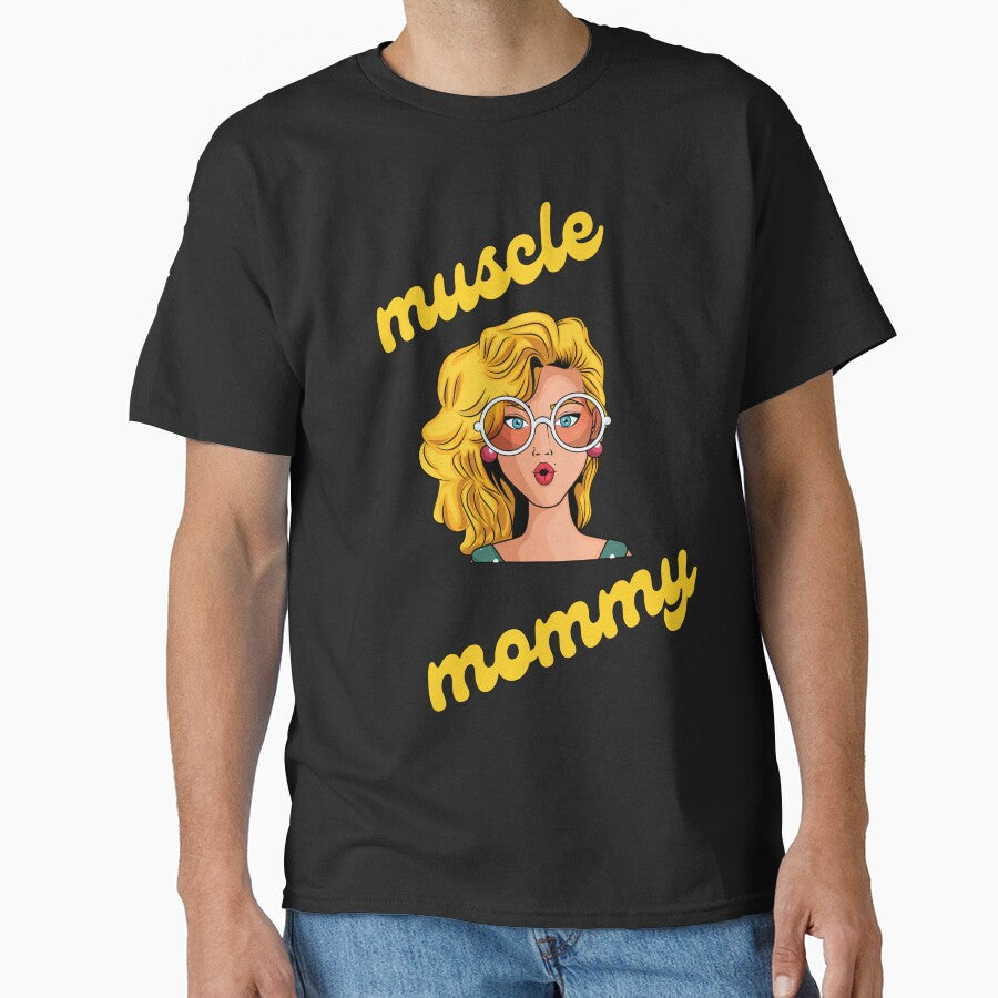 Retro Muscle Mommy Graphic by Hedersondesigns T-Shirts, Hoodie, Sweatshirt | BlankRebels.com (Image 1)