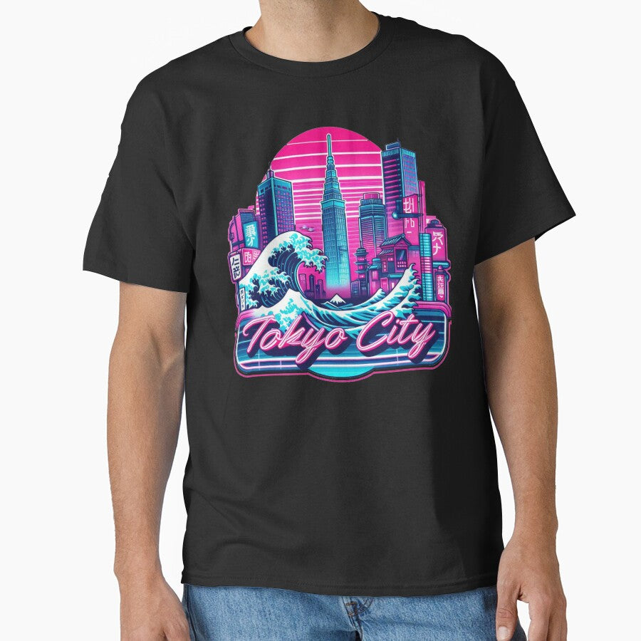 Tokyo Japanese Vaporwave by devonclemon T-Shirts, Hoodie, Sweatshirt | BlankRebels.com (Image 1)