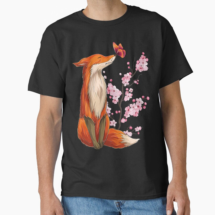 Japanese Fox Cherry blossom Flower sakura trees Kawaii by DavidAlun