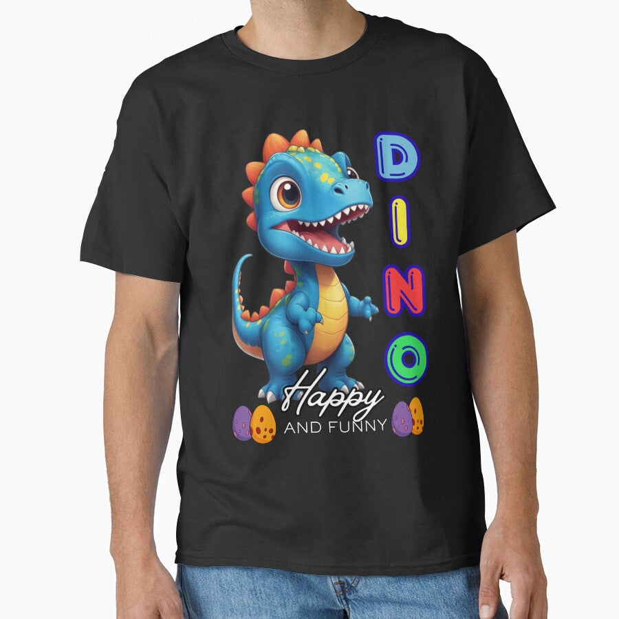 Dino happy and funny by KIDS-PRINTS T-Shirts, Hoodie, Sweatshirt | BlankRebels.com (Image 1)