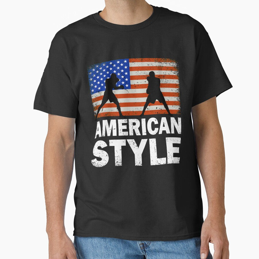 American Style Flag Boxing by RetroStyle247 T-Shirts, Hoodie, Sweatshirt | BlankRebels.com (Image 1)