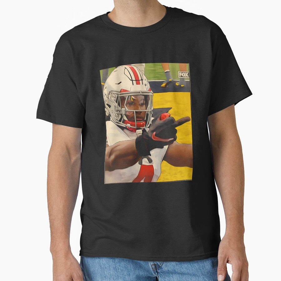 Jeremiah Smith Middle Finger Michigan Fan T-Shirts, Hoodie, Sweatshirt
