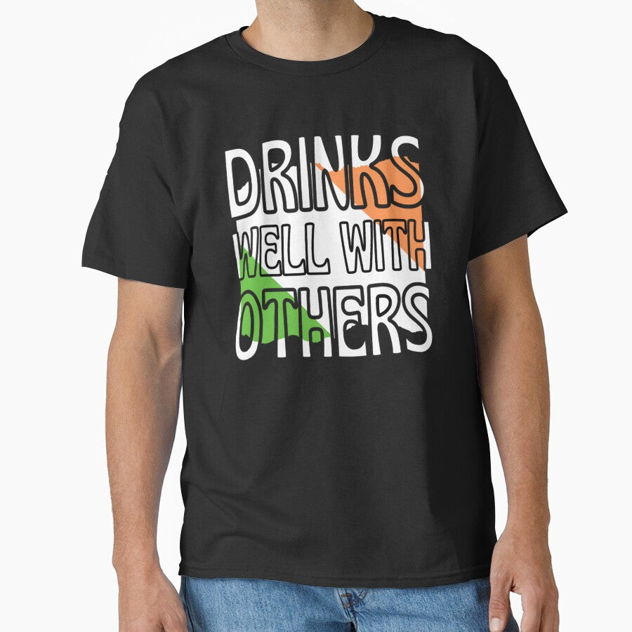 Happy St. Patrick's Day 2022 | Drink Well With Others | Patrick's day Celebration by chetan786 T-Shirts,... (Image 1)