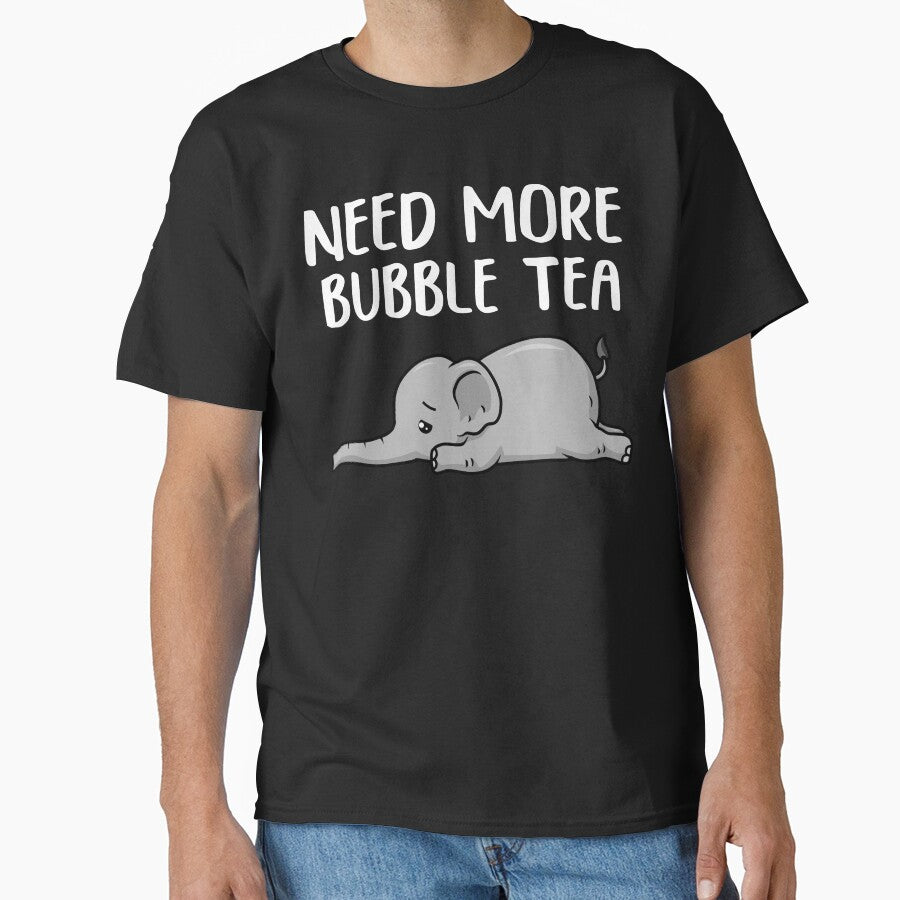 Bubble Tea Elephant Shirt Kids Cute Boba Tea Gift Bubble Tea by DSWShirts Hoodie, Sweatshirt | BlankRebels.com (Image 1)