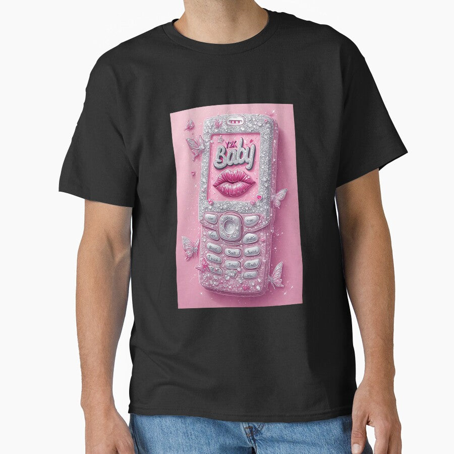 Y2K Baby – Bling, Gloss & Flip Phone Vibes by Mark Mentzer T-Shirts, Hoodie, Sweatshirt | BlankRebels.com (Image 1)