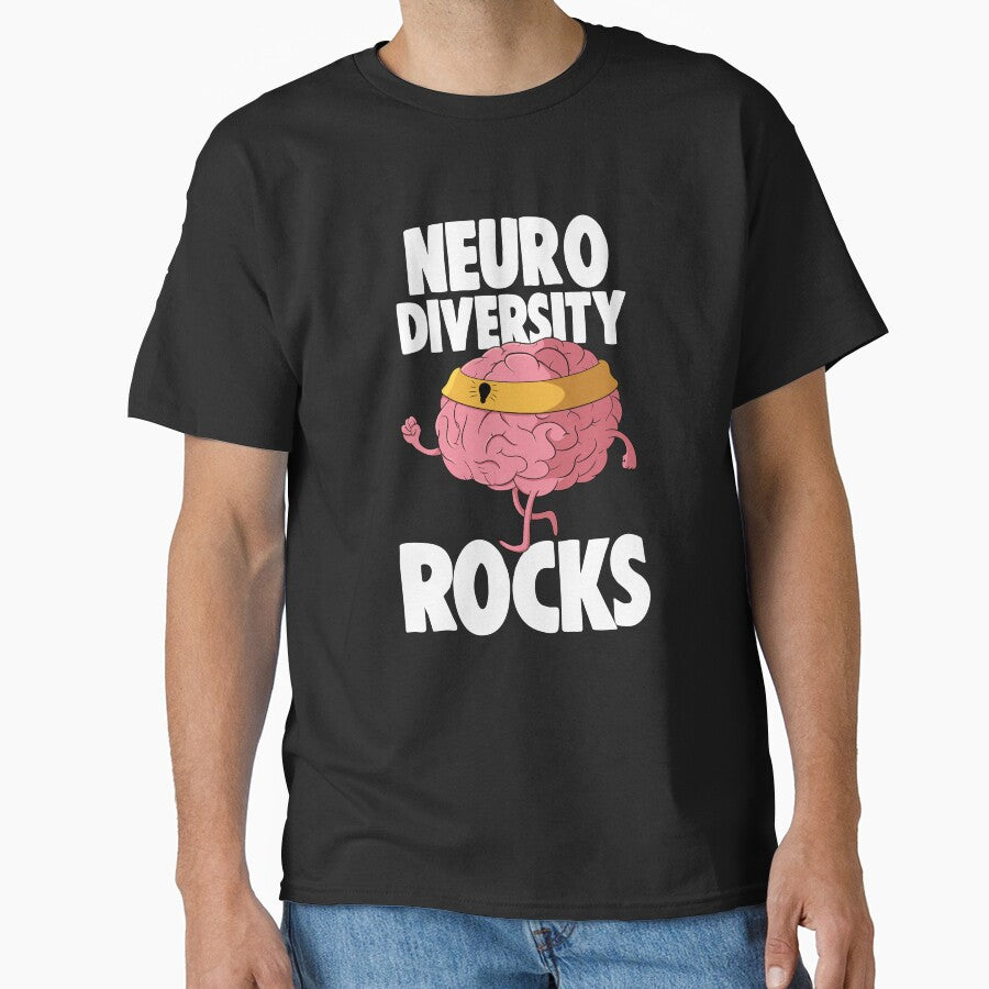 Neuro Diversity Rocks by Bendthetrend T-Shirts, Hoodie, Sweatshirt | BlankRebels.com (Image 1)