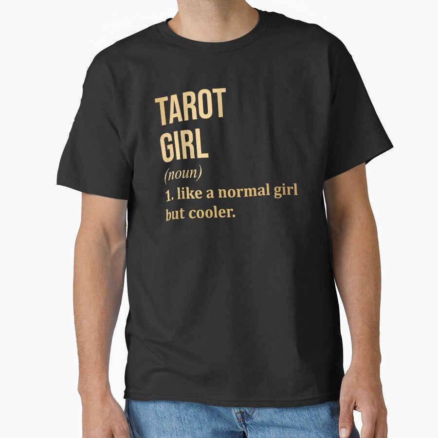 Tarot Girl Definition Tarot in Gold by XCIV T-Shirts, Hoodie, Sweatshirt | BlankRebels.com (Image 1)