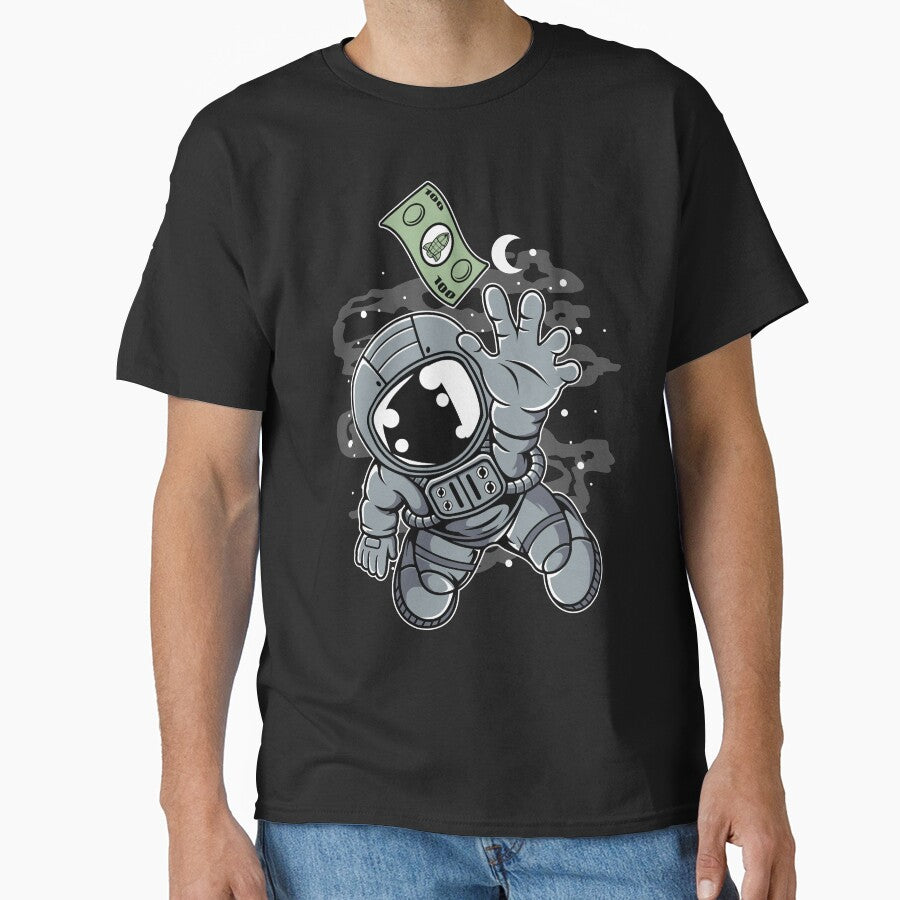 Astronaut Dollar Money - Funny Outer Space Lovers by Desteroids T-Shirts, Hoodie, Sweatshirt | BlankRebels.com (Image 1)