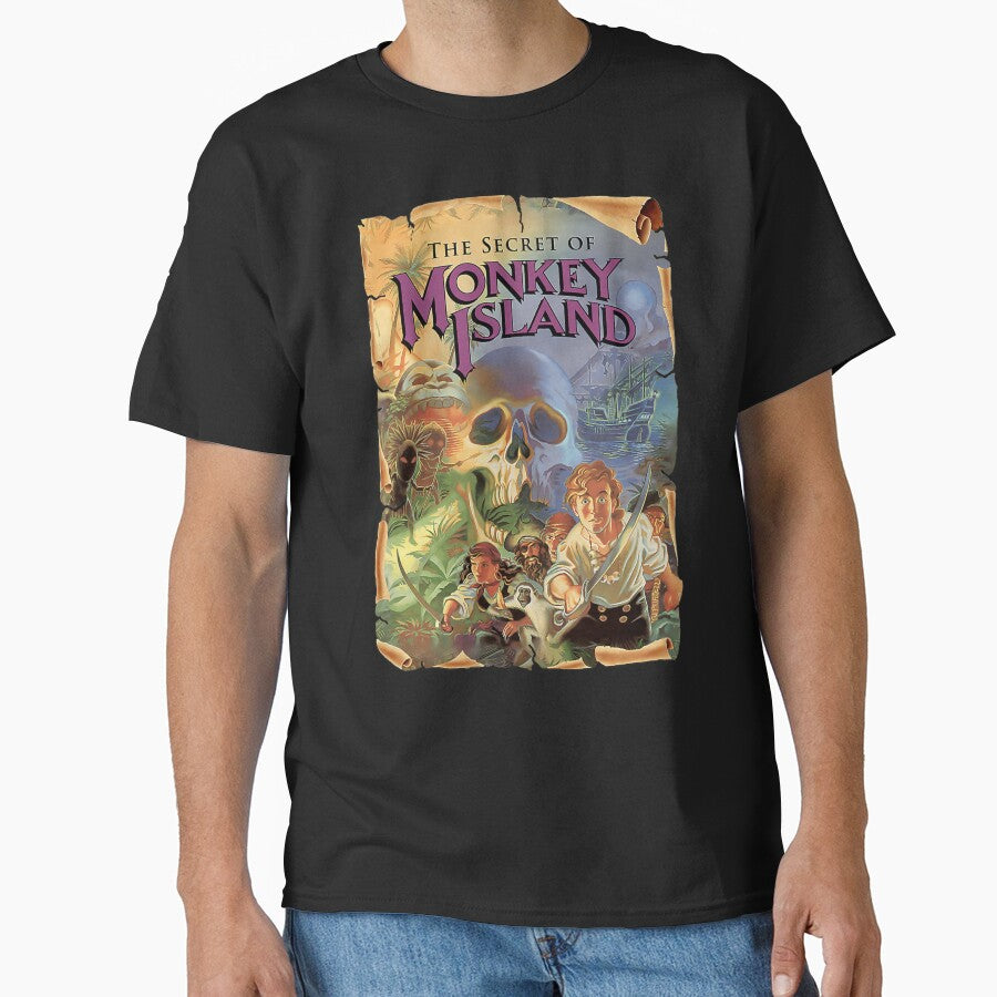 The Secret Of Monkey Island by den-design1204 T-Shirts, Hoodie, Sweatshirt | BlankRebels.com (Image 1)
